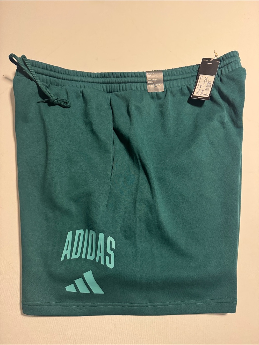 Adidas Fleece Shorts Mens 3X Green 3XL